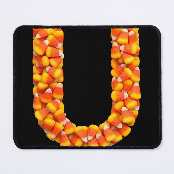Item preview, CANDY CORN LETTER U designed and sold by ART-TYPE.