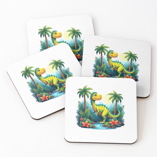 Item preview, flowering dinosaur world designed and sold by wineesshop.