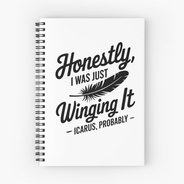 Item preview, Honestly, I Was Just Winging It - Icarus, Probably T-Shirt designed and sold by IndyNative.