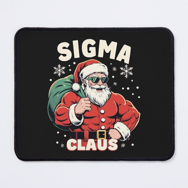 Aperçu de l'œuvre Sigma Claus Drôle de dicton Père Noël Saison Noël Rizz Rizzler créée et vendue par Alex Songs.