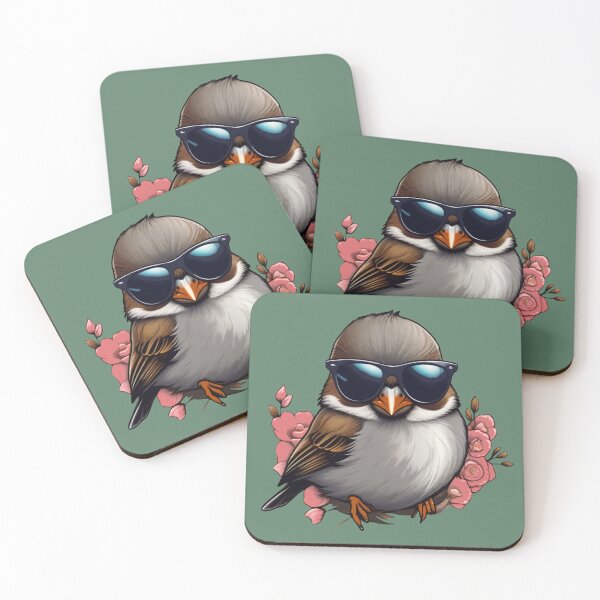Item preview, Cool Sunglasses Bird designed and sold by NiRia Spot.