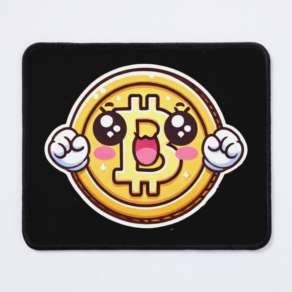 Item preview, Adorable Crypto BTC designed and sold by pixelpulsenyc.
