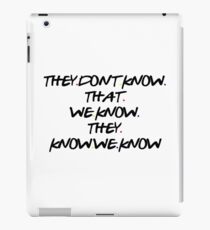 Phoebe Quote iPad Case/Skin
