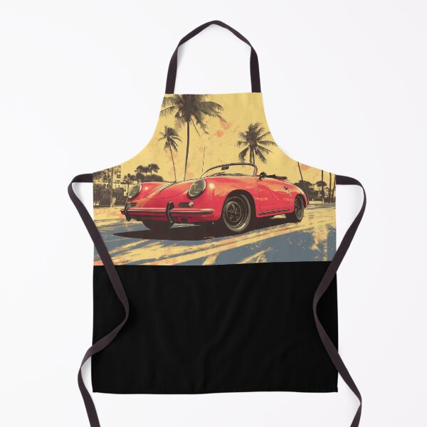 Item preview, Porsche 356 Convertable Miami Risograph Print designed and sold by blackdogshop.