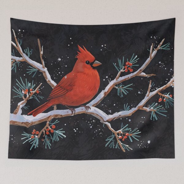 Item preview, Christmas Cardinal - Red Cardinal Bird designed and sold by NaturePrints.