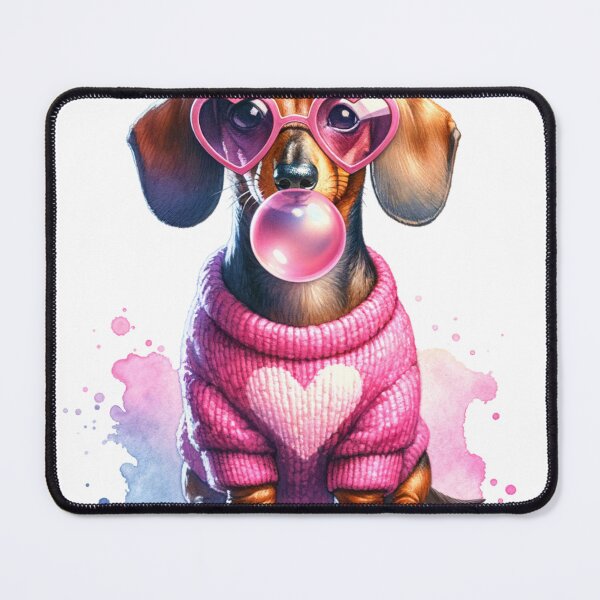 Item preview, Bubblegum Doxie designed and sold by BellaMiaCrafts.