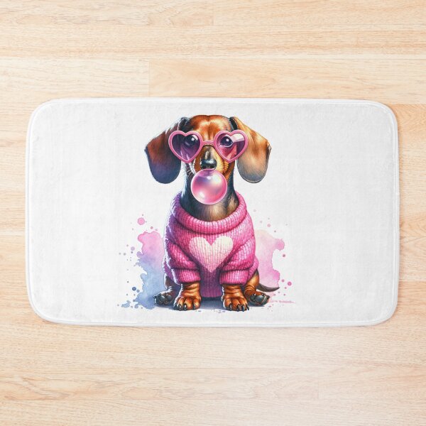 Item preview, Bubblegum Doxie designed and sold by BellaMiaCrafts.