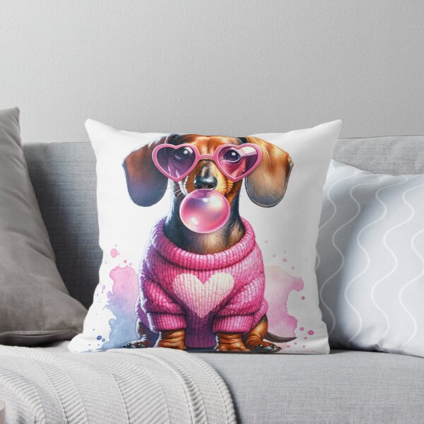 Item preview, Bubblegum Doxie designed and sold by BellaMiaCrafts.