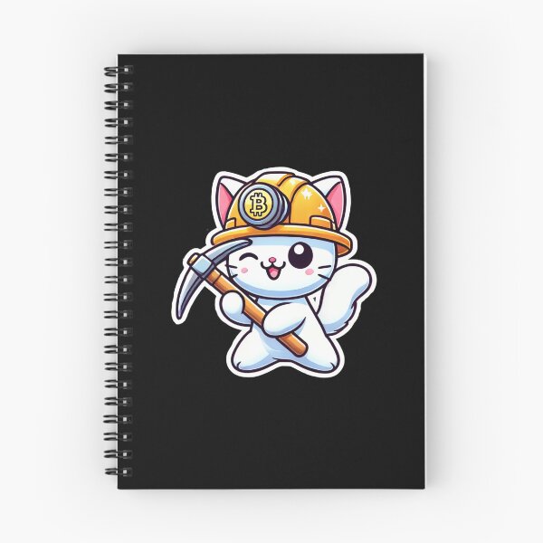 Item preview, Crypto Miner Kitty designed and sold by pixelpulsenyc.