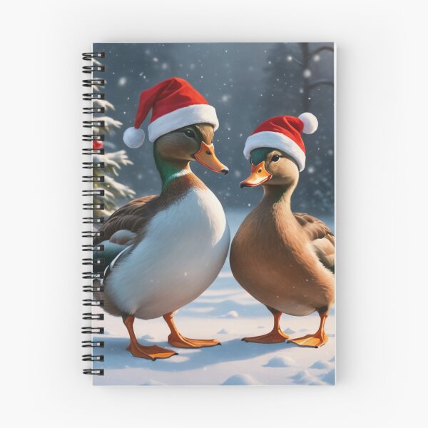 Item preview, Christmas Ducks in love in Festive Holiday Spirit | Cute Christmas Ducks designed and sold by MissMutsie.