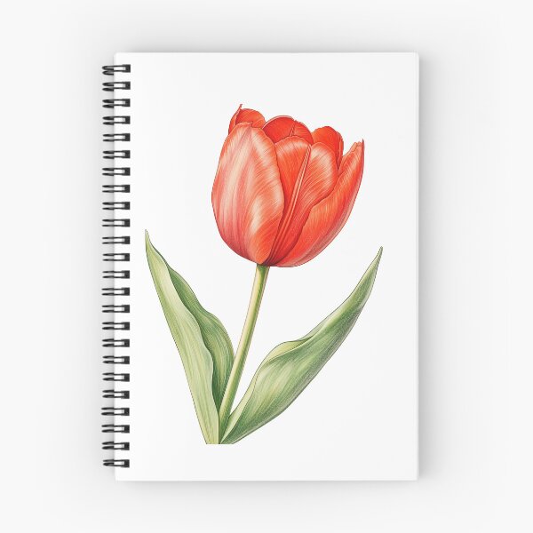 Item preview, Realistic Red Tulip  designed and sold by OtterComforts.