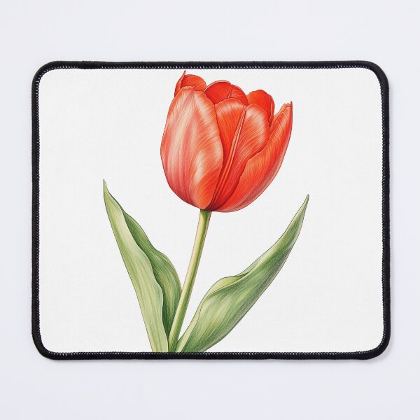 Item preview, Realistic Red Tulip designed and sold by OtterComforts.