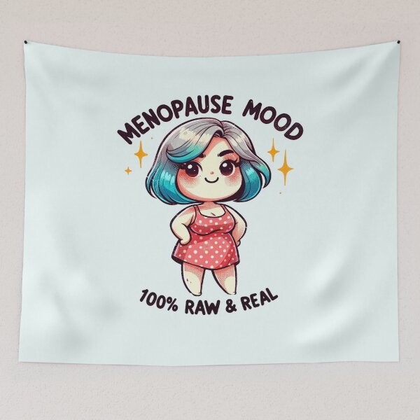 Item preview, Menopause 100% Raw & Real designed and sold by BassHeadMomma.