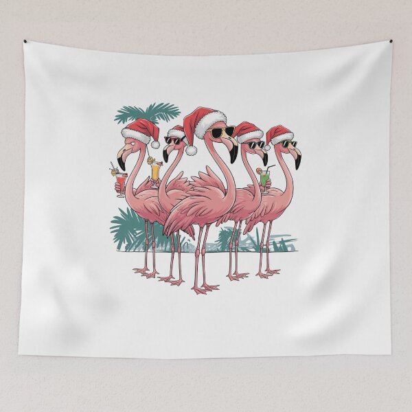 Item preview, Christmas Flamingos designed and sold by Peter Stawicki.