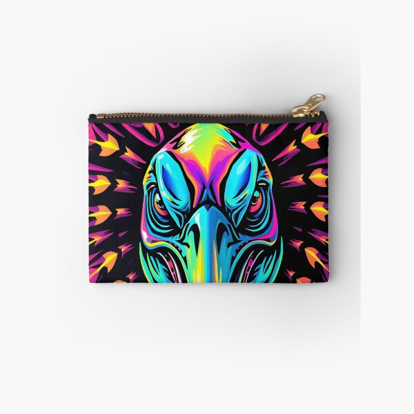 Item preview, Gobble Angry Turkey Face Psychedelic Prismatic Colors 3 designed and sold by webjmf.