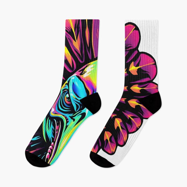 Item preview, Gobble Angry Turkey Face Psychedelic Prismatic Colors 3 designed and sold by webjmf.