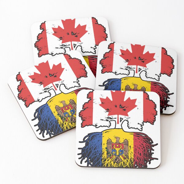 Item preview, Moldava Moldavan Canadian Canada Tree Roots Flag designed and sold by FlagX.