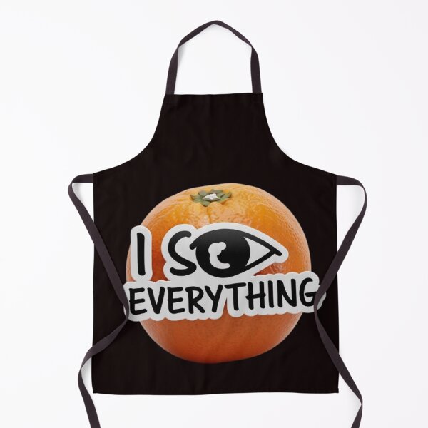 Item preview, Sticker New Year's orange "I See Everything" designed and sold by Anna Stim.