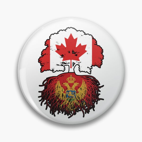 Item preview, Montenegro Montenegrin Canadian Canada Tree Roots Flag designed and sold by FlagX.