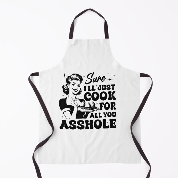 Item preview, Funny Lady Thnaksgiving, Sure I'll Just Cook For All You Asshole Groovy Woman designed and sold by TEB3A.