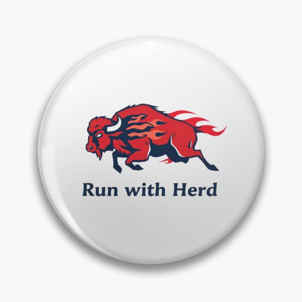 Item preview, Run with the Herd buffalo bills designed and sold by ART ATTACK ZONE.