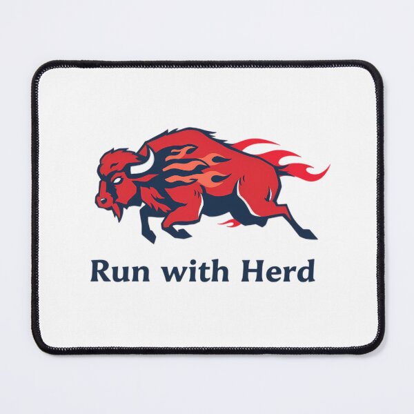 Item preview, Run with the Herd buffalo bills designed and sold by ART ATTACK ZONE.