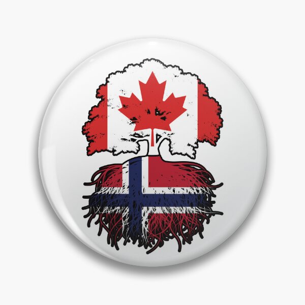 Item preview, Norway Norwegian Canadian Canada Tree Roots Flag designed and sold by FlagX.