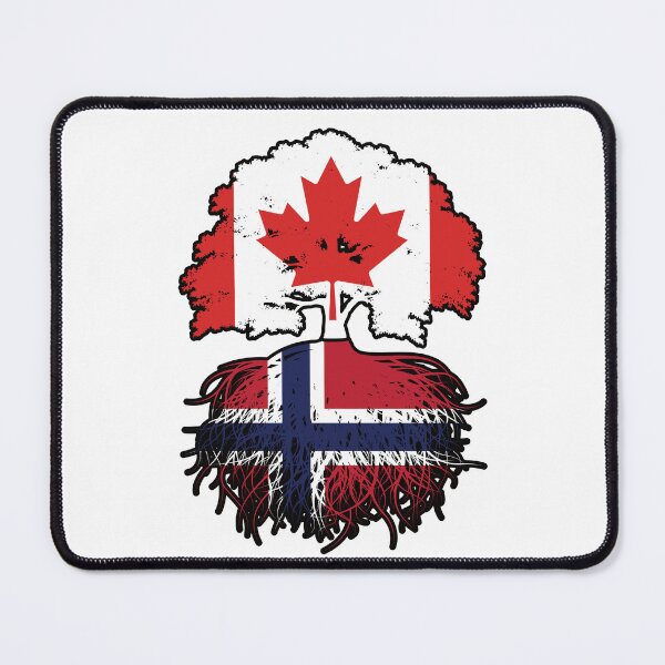 Item preview, Norway Norwegian Canadian Canada Tree Roots Flag designed and sold by FlagX.