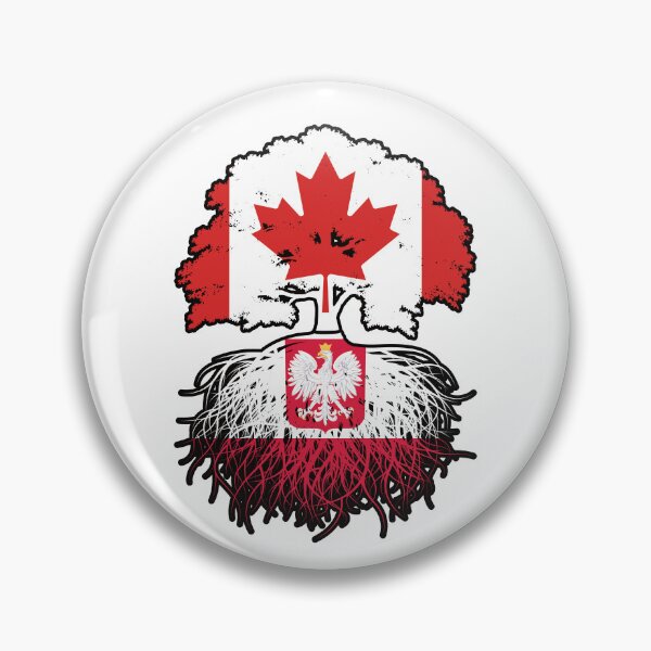 Item preview, Poland Polish Canadian Canada Tree Roots Flag designed and sold by FlagX.