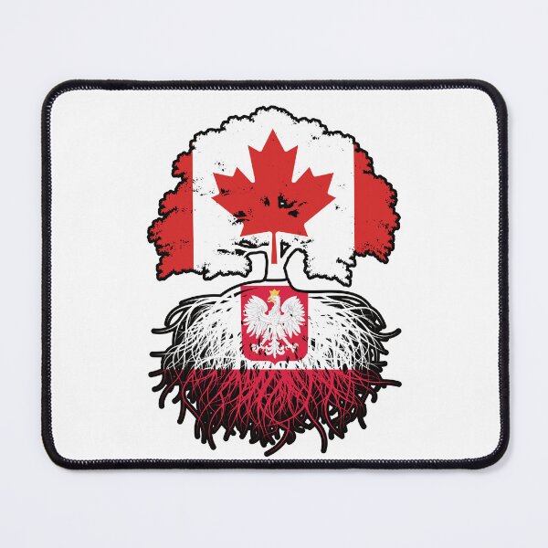 Item preview, Poland Polish Canadian Canada Tree Roots Flag designed and sold by FlagX.