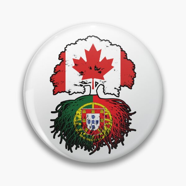 Item preview, Portugal Portuguese Canadian Canada Tree Roots Flag designed and sold by FlagX.