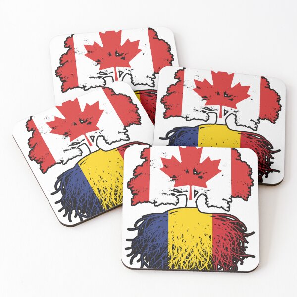 Item preview, Romania Romanian Canadian Canada Tree Roots Flag designed and sold by FlagX.