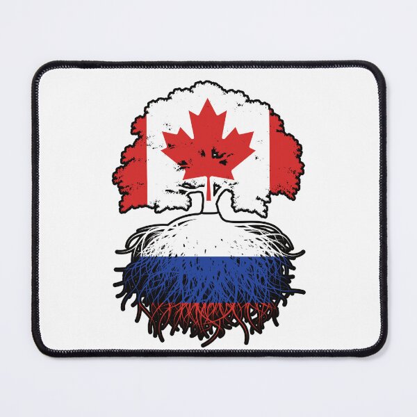 Item preview, Russia Russian Canadian Canada Tree Roots Flag designed and sold by FlagX.