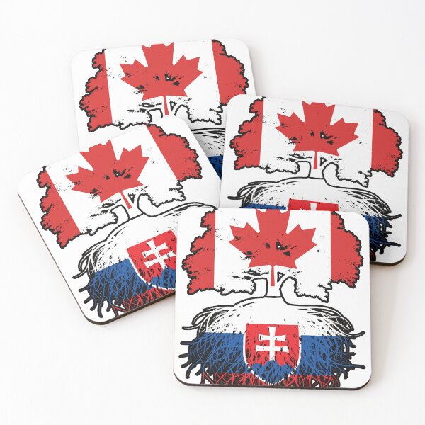 Item preview, Slovakia Slovakian Canadian Canada Tree Roots Flag designed and sold by FlagX.