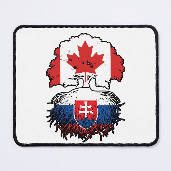 Item preview, Slovakia Slovakian Canadian Canada Tree Roots Flag designed and sold by FlagX.