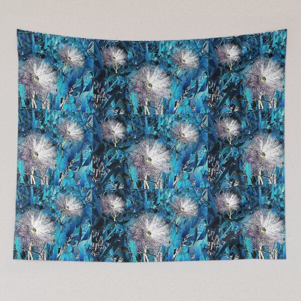 Item preview, Flowers in Blue designed and sold by Solitaire Parke.