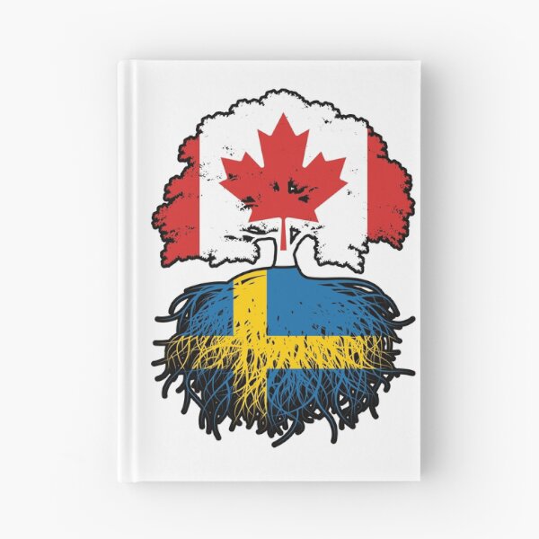 Item preview, Sweden Swedish Canadian Canada Tree Roots Flag designed and sold by FlagX.