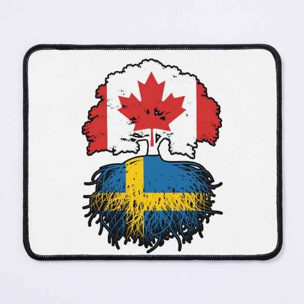 Item preview, Sweden Swedish Canadian Canada Tree Roots Flag designed and sold by FlagX.