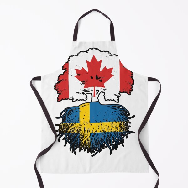 Item preview, Sweden Swedish Canadian Canada Tree Roots Flag designed and sold by FlagX.