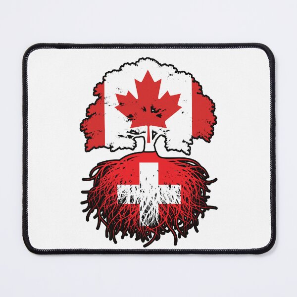 Item preview, Switzerland Swiss Canadian Canada Tree Roots Flag designed and sold by FlagX.