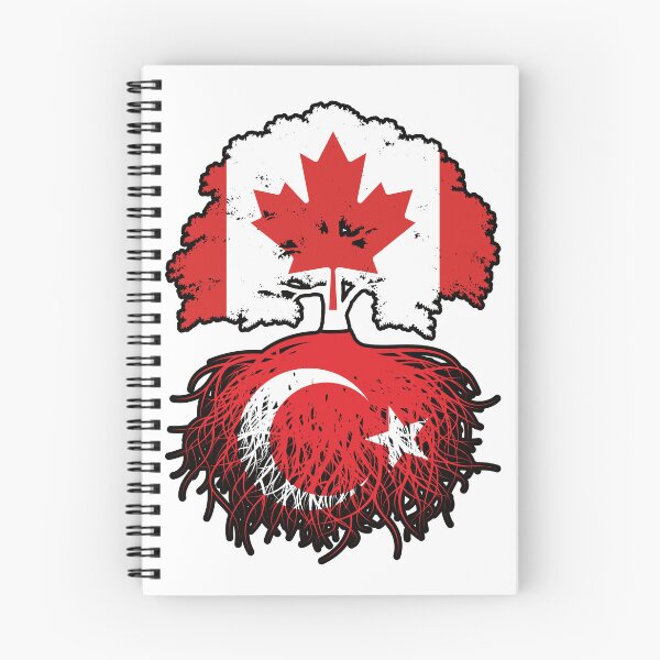 Item preview, Turkey Turkish Canadian Canada Tree Roots Flag designed and sold by FlagX.