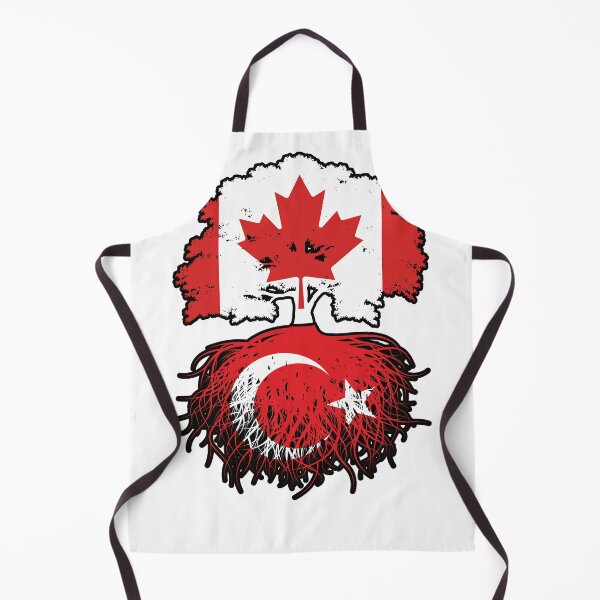 Item preview, Turkey Turkish Canadian Canada Tree Roots Flag designed and sold by FlagX.