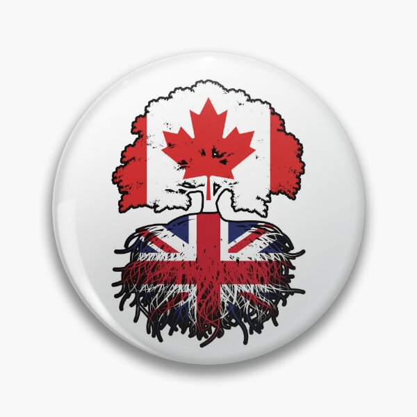 Item preview, UK British Canadian Canada Tree Roots Flag designed and sold by FlagX.