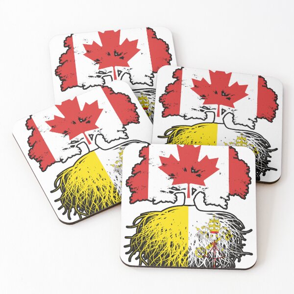 Item preview, Vatican Canadian Canada Tree Roots Flag designed and sold by FlagX.