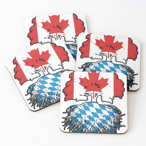 Item preview, Bavaria Bavarian Canadian Canada Tree Roots Flag designed and sold by FlagX.