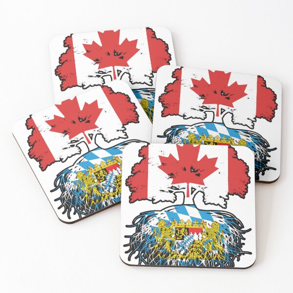 Item preview, Bavaria Bavarian Canadian Canada Tree Roots Flag designed and sold by FlagX.