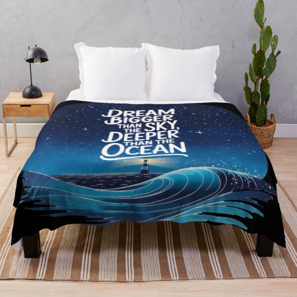 Item preview, Dream Bigger Than The Sky And Deeper Than The Ocean designed and sold by PlanetMarker.