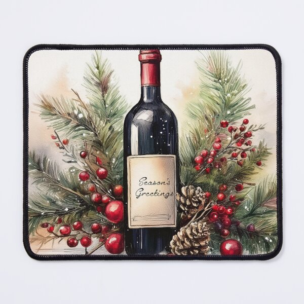 Item preview, Holiday Wine Bottle 3 designed and sold by dcsimages.