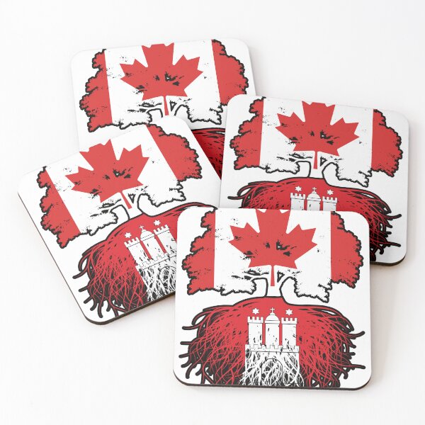 Item preview, Hamburg Hamburger Canadian Canada Tree Roots Flag designed and sold by FlagX.