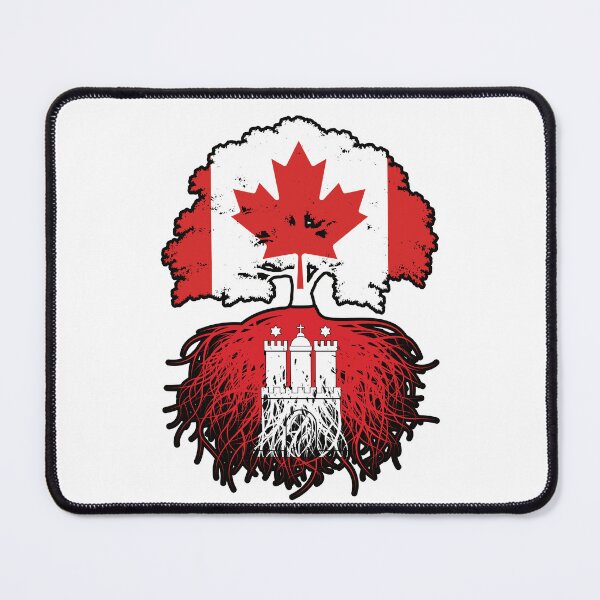 Item preview, Hamburg Hamburger Canadian Canada Tree Roots Flag designed and sold by FlagX.